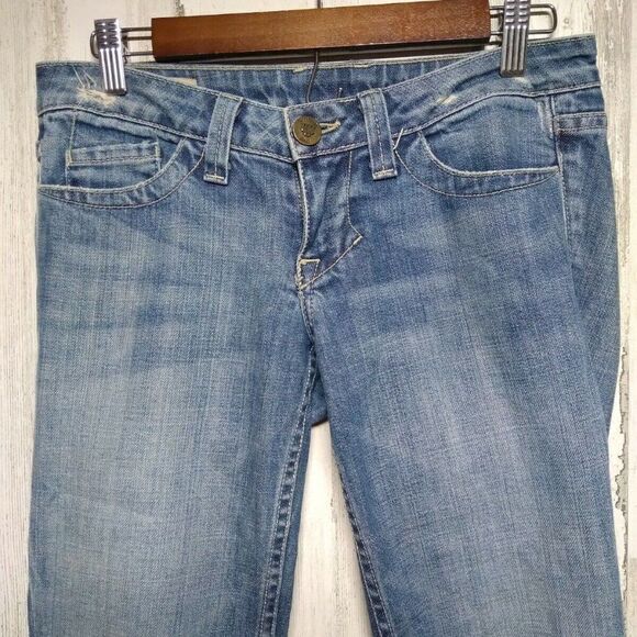 William Rast Sadie Women Size 25 Jeans Straight Leg Made In USA Medium Wash - Picture 7 of 8